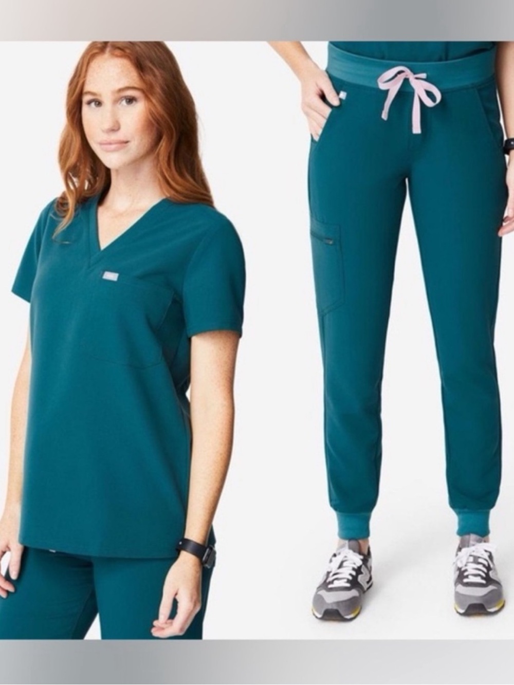 Figs Caribbean Blue scrub set